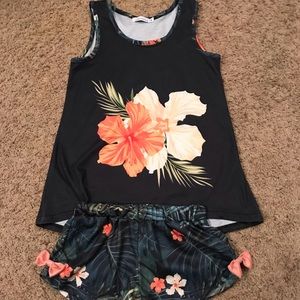 Girls tank top set